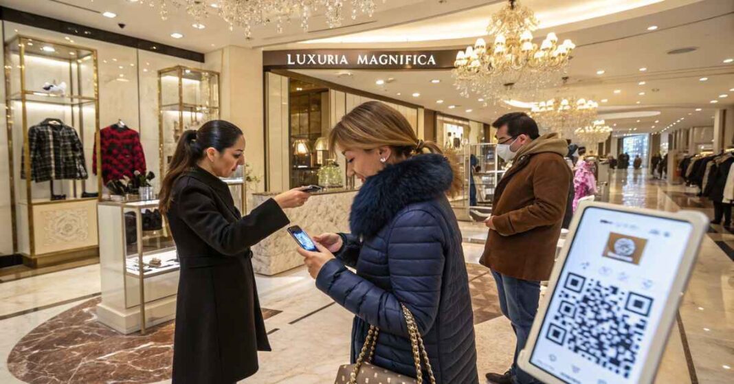 Shopping with Crypto at Luxuria Magnifica