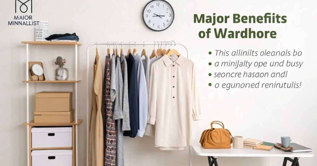 Major benefits of a minimum wardrobe 